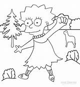Simpsons Coloring Pages Cool2bkids sketch template