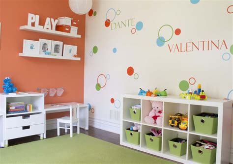 colourful polkadot playroom project nursery