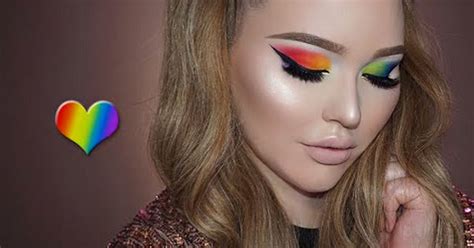 nikkietutorials shares pride tribute rainbow eye makeup tutorial