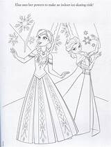 Elsa Anna Fever Ausmalbilder Annas Lovebugsandpostcards Powers Magical sketch template