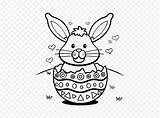 Pascua Pascuas Felices Conejo Conejito Mewarnai Kelinci Huevo Paskah Klipartz Pngdownload sketch template