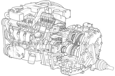 gsu  design  art   hybrid engine cutaway  kevin hulsey