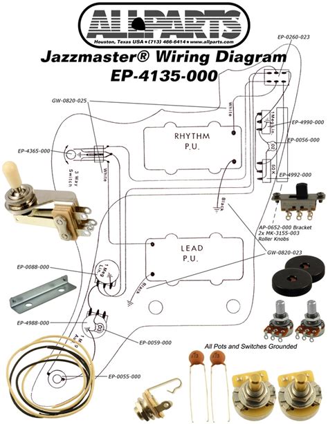 wiring kit  jazzmaster kitarapaja