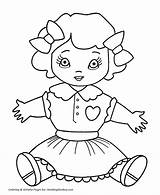 Coloring Toys Pages Christmas Dolly Toy Doll Sheet Kids Girl Print Color Colouring Sheets Printable Dog Baby Children Fun Dolls sketch template