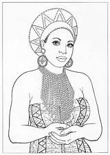 Afro Mashabli Colour 4e sketch template