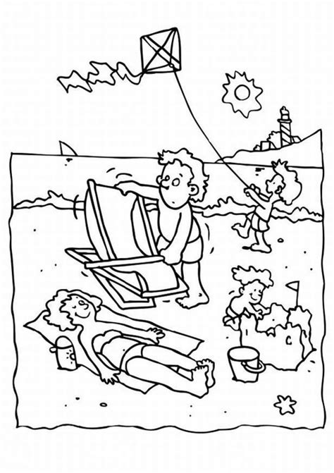 summer safety coloring pages coloring home