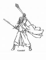Gandalf sketch template