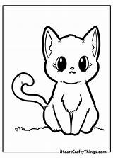Kitten Kittens Iheartcraftythings Curiously sketch template