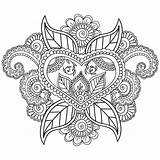 Coloring Pages Mandala Henna Adults Paisley Abstract Mehndi Floral Vector Book Doodles Elements Flowers Illustration Stock Pattern Tattoo Dreamstime Tatoo sketch template