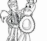 Bullseye Woody sketch template