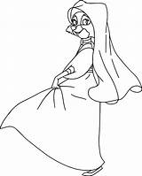 Maid Marian Coloring Pages Robin Hood Wecoloringpage sketch template