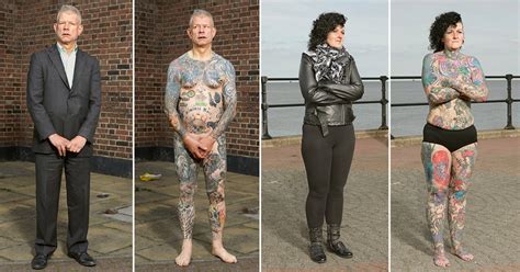 clothed and unclothed tattoo portraits by photographer alan powdrill booooooom create