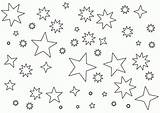 Star Outline Clipart Coloring Stars Printable Library Kids sketch template