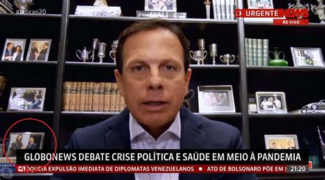 Porta Retrato De João Doria Rouba A Cena Em Entrevista Na Globonews