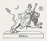 Rhea Greek Clip 1878 sketch template