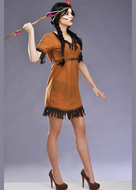 ladies native indian maiden costume