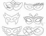 Carnevale Maschere Disegni Colorare Bambini Facili Maschera Lavoretti Colori sketch template