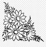 Flower Corner Drawing Clip Yarn Yellow Clipart Pinclipart Drawings Paintingvalley sketch template