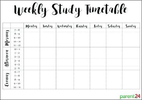 revision timetable template gcse revision timetable image revision