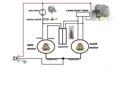 automatic wiring diagram  washing machine timer samples https