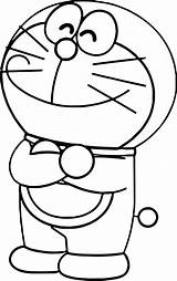 Doraemon Coloring Pages Happy Pikachu Cat sketch template