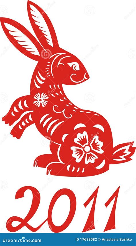 chinese zodiac  rabbit year stock photography image