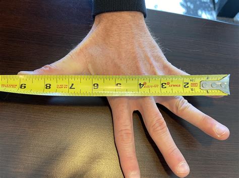 measure hand size wwwinf inetcom