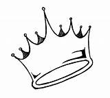 Coloring King Pages Crowns Crown Popular Princess sketch template