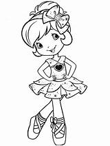 Shortcake Ballerina Onlinecoloringpages sketch template