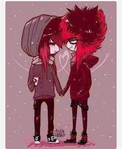 Pin By Diana Saldivar On Scene Couples Emo Love Cute Emo Couples