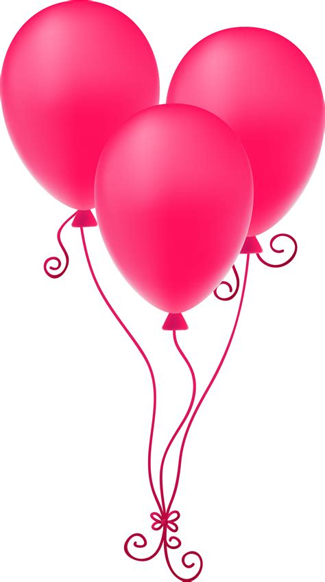 pink balloons png image pink balloons png transparent  transparent png  pngkey