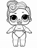 Lol Coloring Pages Doll Baby Printable Lil Dolls Sheets Sisters Surprise Print Kids Color Series Getcolorings Coloringfolder Cute Pet sketch template