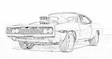 Fast Furious Drift sketch template