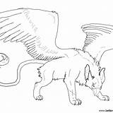 Gryphon sketch template