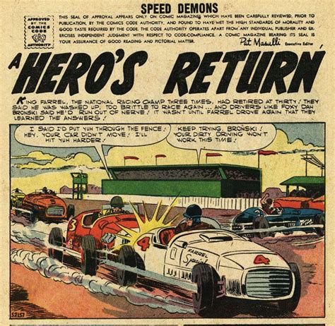 1950 S Hot Rod Comic Art Comics Comic Art Art