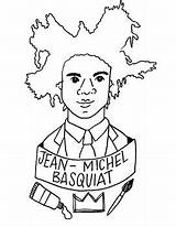 Basquiat Printable sketch template