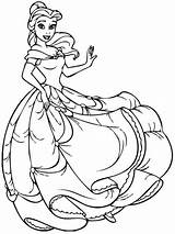 Coloring Pages Princess Disney Belle Printable Print Everfreecoloring Library Color Cinderella Valentine Colouring Getcolorings Choose Board Template sketch template