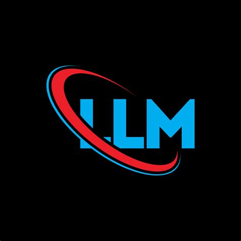 logotipo de llm carta de llm diseno del logotipo de la letra llm