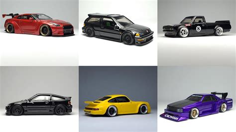 scale custom die cast cars  modified micro greatness