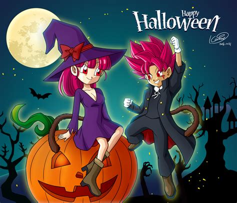 happy hallowen by karoine anime dragon ball super