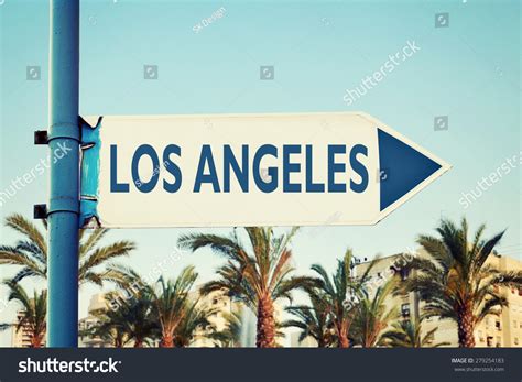 city  los angeles sign images stock  vectors