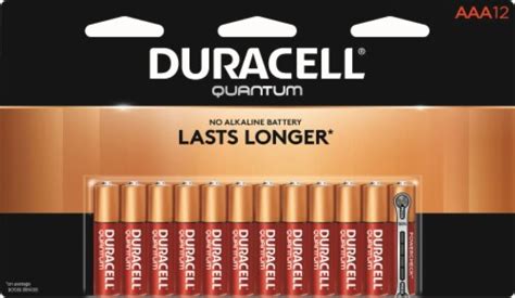 Duracell Quantum Aaa Alkaline Batteries 12 Pk Kroger