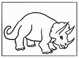 Coloring Sheets Dinosaur Triceratops Great  Details Printable Previous sketch template