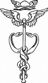 Hermes Caduceus Greek Similars I2clipart Medizinisch Schild Reptil Brass sketch template