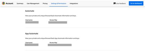 manage access keys browserstack docs