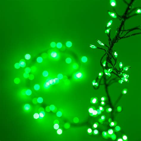 novelty lights green led fairy garland lights green wire