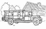Fire Engine Coloring Pages Truck Colorkid Print Trucks Century Steam Pump sketch template
