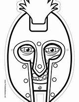 Greek Maschere Printable Greche Ancient Mask Helmet Masks Warrior Greece Kids Color Print Grecia Mascara Mythology Story Visit Acquerello Corone sketch template