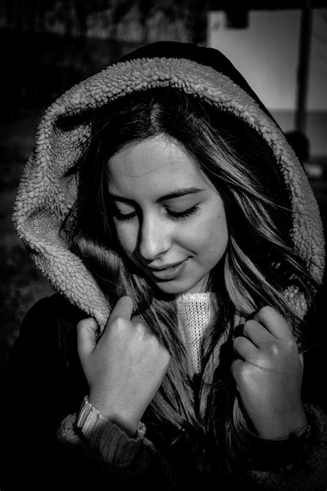 free images person cold black and white girl woman female model