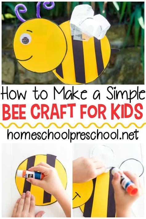 simple preschool bumble bee craft bee crafts  kids